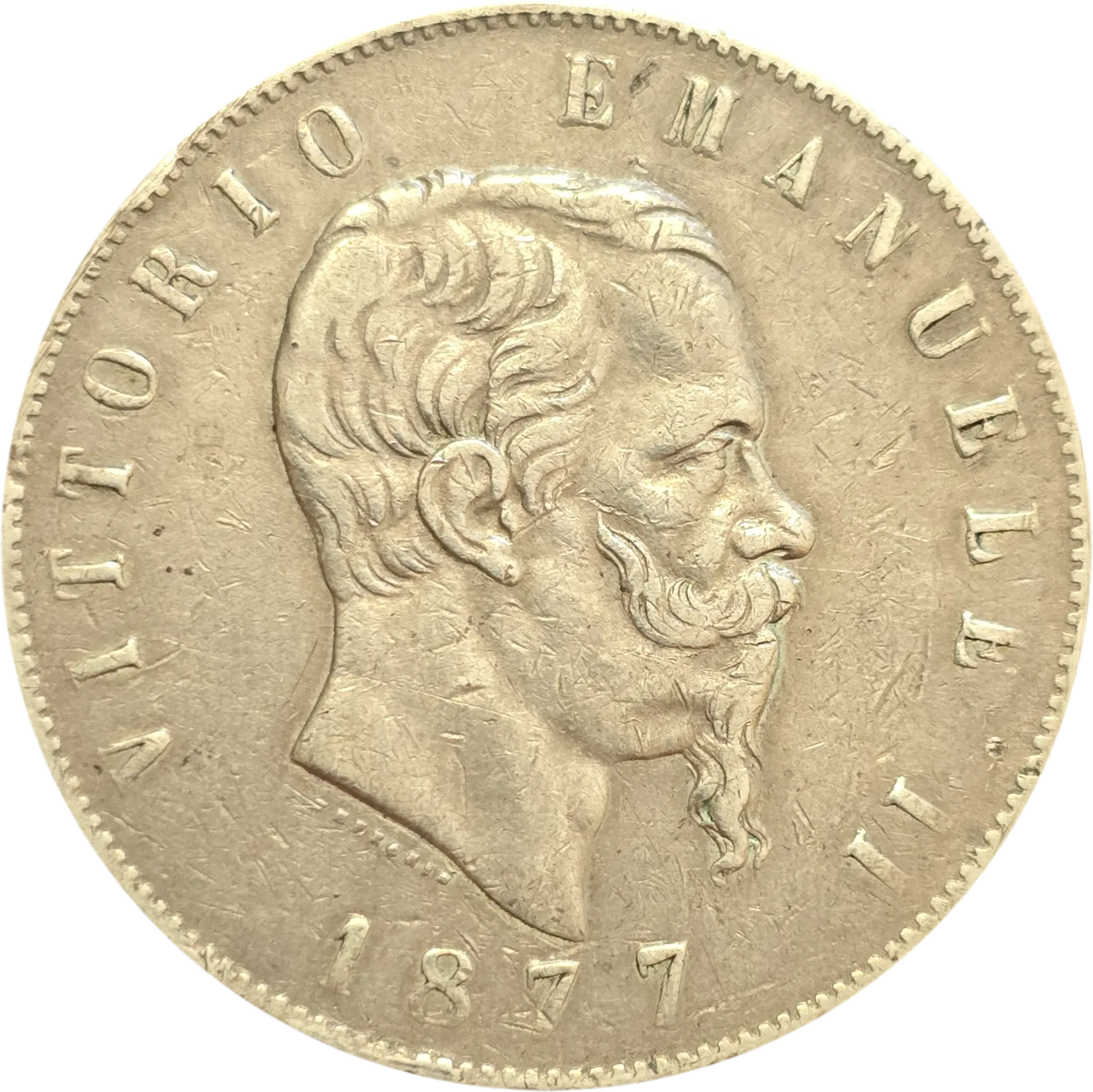 سکه ایتالیا 5 لیر نقره ایتالیا نایاب